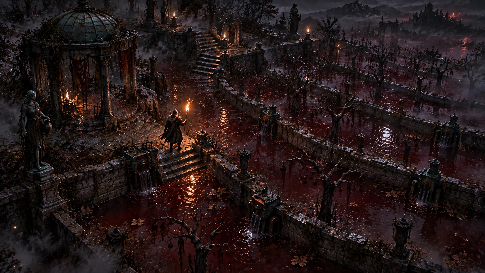 The Drowned Orchards, concept art
