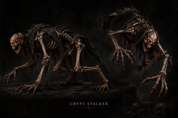 Crypt Stalker, concept art
