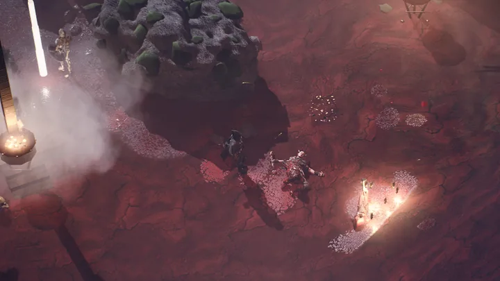 In game: fighting in the Broken Fortress