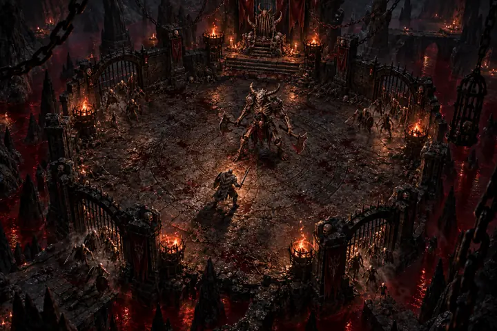 Skugarth's pit, concept art